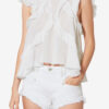 Nalou Frilly Cotton Voile Top