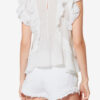 Nalou Frilly Cotton Voile Top