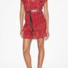Naomi Printed Smocked Cotton Voile Skirt