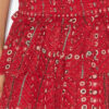 Naomi Printed Smocked Cotton Voile Skirt