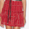 Naomi Printed Smocked Cotton Voile Skirt