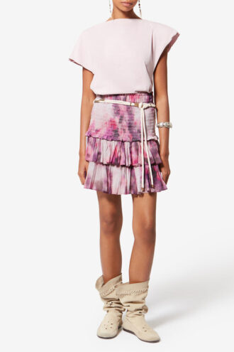Naomi Short Frilly Cotton Voile Skirt
