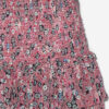 Naomi Skirt in Printed Smocked Cotton Voile