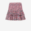 Naomi Skirt in Printed Smocked Cotton Voile