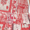 Naomi Smocked Cotton Voile Skirt with Bandana Print