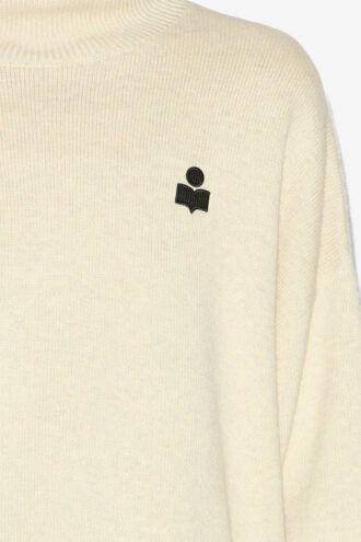 Nasha Wool and Cotton Stand-Up Collar Sweater