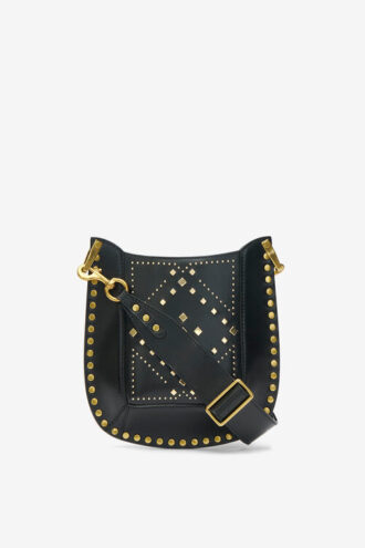 Nasko Studded Leather Graphic Pattern Bag