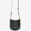 Nasko Studded Leather Graphic Pattern Bag