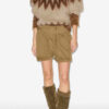 Natania Mohair Fair Isle Pattern Sweater