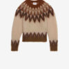Natania Mohair Fair Isle Pattern Sweater