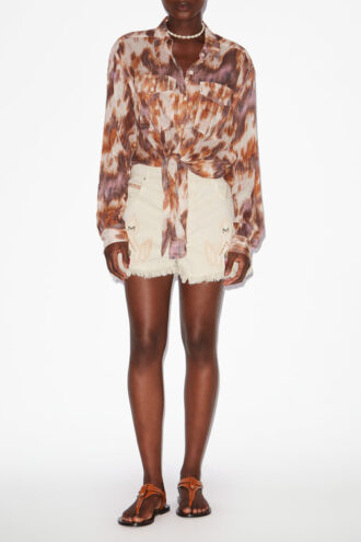 Nath Tied Printed Cotton Voile Shirt