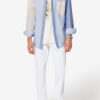 Nathael Patchwork Cotton Oxford Shirt