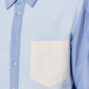 Nathael Patchwork Cotton Oxford Shirt