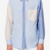 Nathael Patchwork Cotton Oxford Shirt