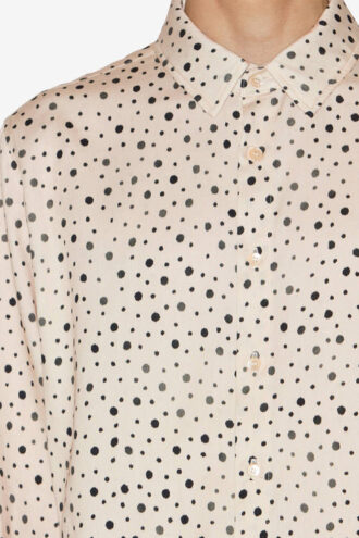 Nathan Flowing Polka Dot Shirt
