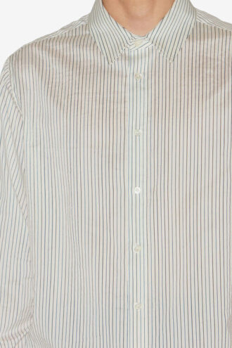 Nathan Striped Cotton and Silk Shirt