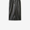 Nelaura Fine and Soft Faux Leather Pencil Skirt