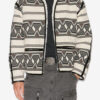 Nelkis Graphic Pattern Jacquard Jacket