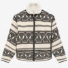 Nelkis Graphic Pattern Jacquard Jacket