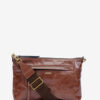 Nessah Shiny Leather Shoulder Bag