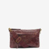 Nessah Shiny Leather Shoulder Bag
