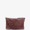 Nessah Shiny Leather Shoulder Bag