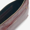 Nessah Shiny Leather Shoulder Bag