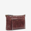 Nessah Shiny Leather Shoulder Bag