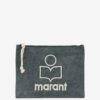 Netia Faded Cotton Clutch Bag with Logo