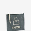 Netia Faded Cotton Clutch Bag with Logo