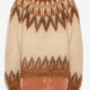 Nicolas Mohair Fair Isle Pattern Sweater