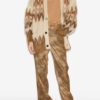Nielson Mohair Fair Isle Pattern Cardigan