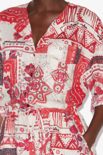 Niely Printed Cotton Voile Playsuit
