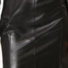 Nisia Lambskin Leather Midi Skirt