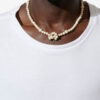 Noah Stone Bead Necklace
