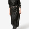 Noee Shirt in Fine and Soft Faux Leather