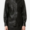 Noee Shirt in Fine and Soft Faux Leather