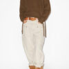 Noelia Ribbed and Braided Merinos Wool Sweater