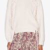 Noelia Ribbed and Braided Merinos Wool Sweater