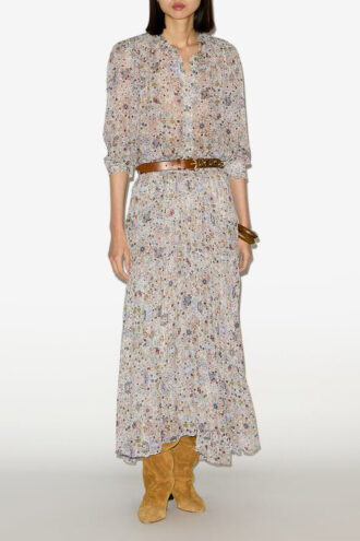 Noeline Printed Crepe Blouse