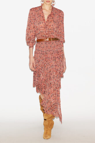 Noeline Printed Crepe Blouse