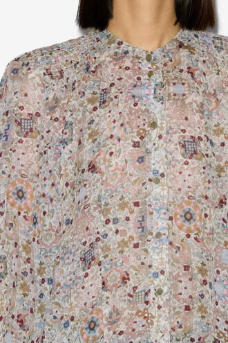 Noeline Printed Crepe Blouse