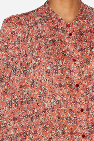 Noeline Printed Crepe Blouse