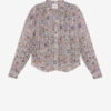 Noeline Printed Crepe Blouse