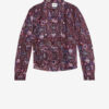 Noeline Printed Crepe Blouse