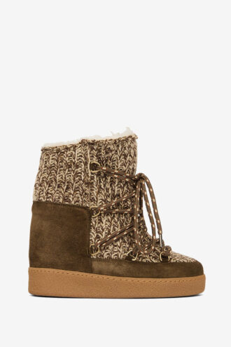 Nowla Lined Suede Après-Ski Ankle Boots