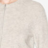 Oaka Cardigan in Plain-Colored Alpaca Knit