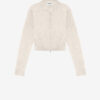Oaka Cardigan in Plain-Colored Alpaca Knit