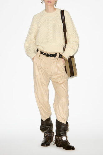 Obrero Short Cable Knit Sweater
