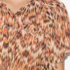 Odelia Long Printed Silk Dress